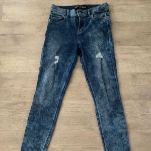 High waisted express jeans